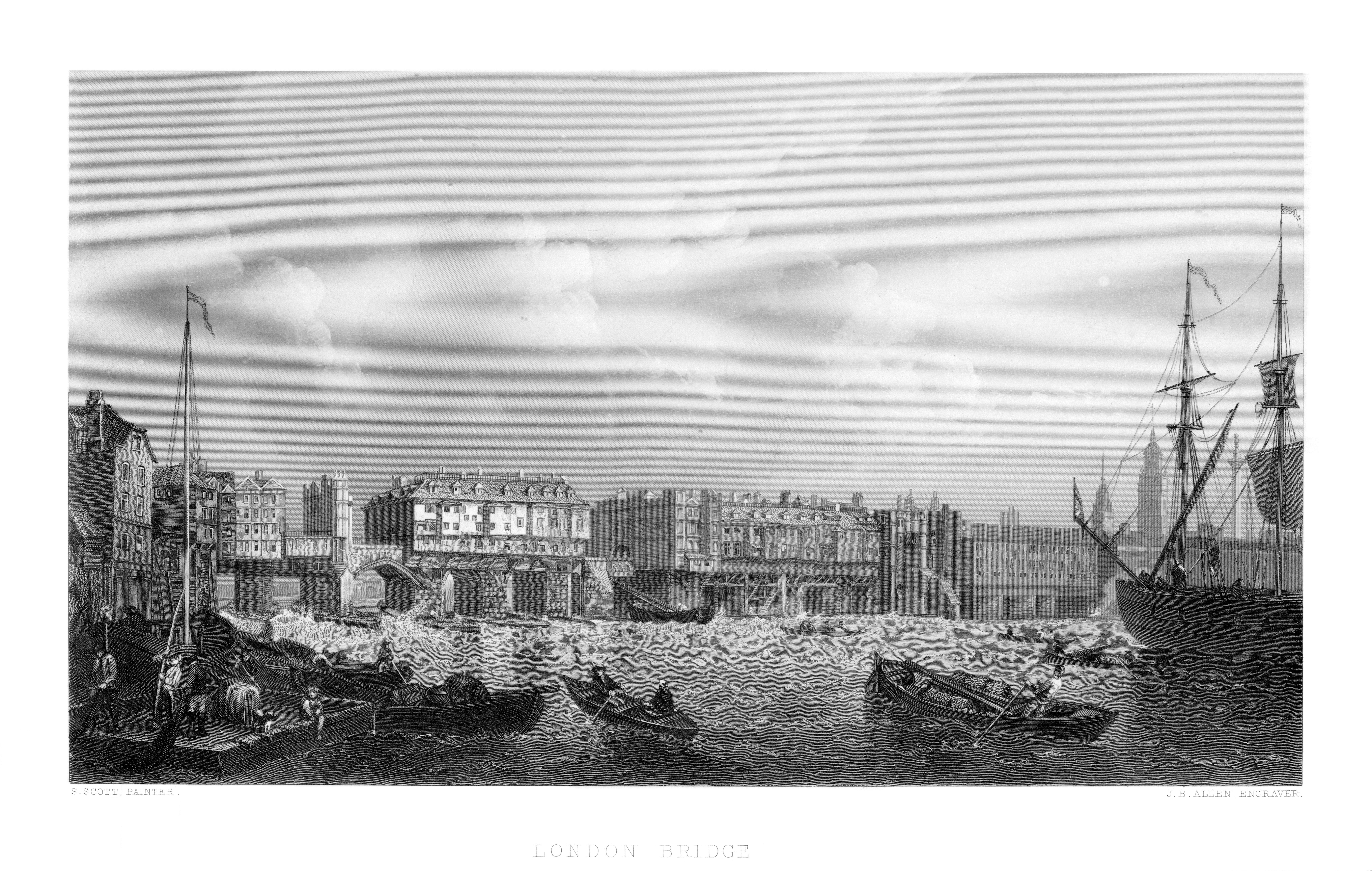 London London Bridge,prints,river view